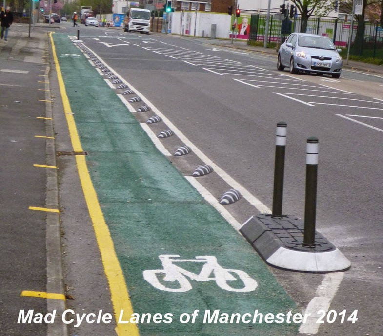 Cycle lane example 